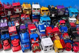 变形金刚擎天柱 怪物卡车球 机器人汽车玩具定格动画视频封面