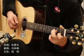张震岳《小宇》吉他弹唱完整演示视频封面