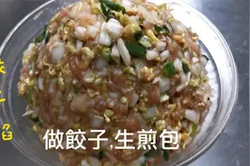 （原创）调制饺子馅最好吃的菜肉馅做法, 可包馄饨、饺子和包子视频封面