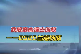 我舰奉命撞击你舰——052D台海扬威，是打主人给两类狗看视频封面