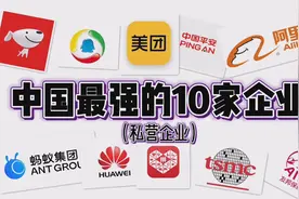 中国最强的10家私营企业排名，互联网和科技企业占了8家，涨知识视频封面