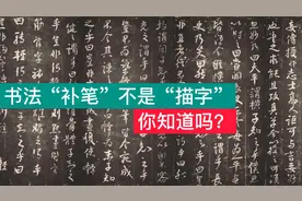 《笔法十二意》第11讲：写书法有不足要补救，你知道吗？视频封面