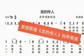 君哥带你轻松学简谱《龙的传人》，巨龙巨龙你擦亮眼永远擦亮眼视频封面