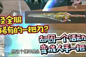 HiMi解说：曾经全服最稀有的一把刀，却因为一个活动变成人手一把