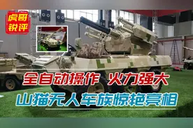 山猫无人车族亮相航展，轻重机枪火箭炮火力充沛，潜在客户相当多视频封面