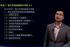 二建建筑-王玮   建筑工程施工合同管理（1）视频封面