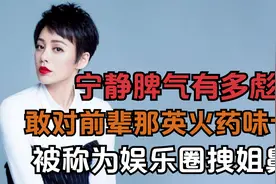 宁静：被称为了娱乐圈拽姐鼻祖，遇到前辈那英正面刚，她有多彪悍视频封面