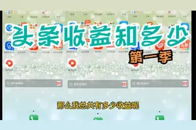 头条创作第48天，收益如何？谜底揭晓啦视频封面