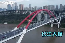 航拍重庆菜园坝长江大桥，南岸区建设太繁华了？不愧是直辖市城市视频封面