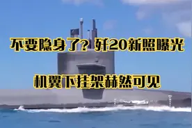 不要隐身了？歼20新照曝光，机翼下挂架赫然可见视频封面