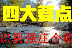 四大要点识别强庄个股！跟随主力节奏，抓住翻倍机会！建议收藏！视频封面