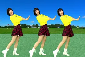 阿采广场舞教学《油菜花开》64步舞蹈美爆了，跳出好身材视频封面