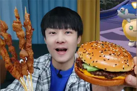 挑战一天只吃“蛋仔派对”的美食，每一顿饭都很丰盛