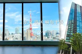 日本东京港区麻布十番东京塔旁高级塔楼住宅视频封面