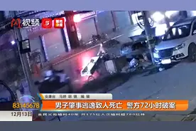 男子肇事逃逸致人死亡  警方72小时破案视频封面