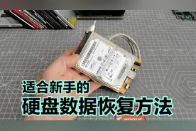 电脑硬盘数据恢复，新手也能轻松学会，十五年前的硬盘恢复给你看视频封面