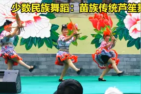 少数民族广场舞蹈：苗族芦笙舞，苗族民间传统文化芦笙舞蹈视频封面