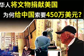 2000年，美籍一华人将收藏文物捐献美国，为何给中国要450万美元视频封面