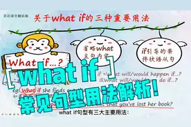 常见英语句型解析：what if 的三种重要用法