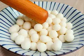 糯米丸子搭上水果新吃法，软糯Q弹，夏日必备，好吃的停不下来