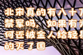 北宋真的有八十万禁军吗，如果有为何还被金人给轻易的灭了国视频封面