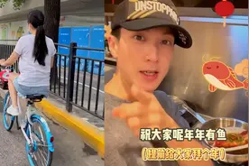 42岁吴尊带一家四口定居上海，和老婆骑单车买菜，亲自下厨拜早年视频封面