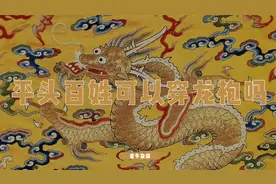 平头百姓可以穿龙袍吗？视频封面