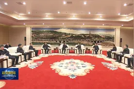 蒿慧杰严汉平会见中国石油长庆油田分公司何江川 李战明一行视频封面