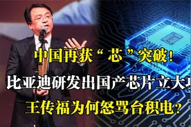 中国芯再突破！老美目瞪口呆，比亚迪研发国产芯片立下大功！视频封面