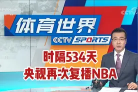 传媒头条 | 时隔534天，央视再次复播NBA视频封面