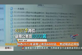 陕西2021录用公务员6000人 考试报名已开始视频封面