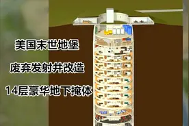 一起来参观下美国的末世豪华地堡，核弹发射井改造，14层豪华掩体视频封面
