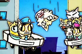 喵喵司机 我们家的猫学会了开车，还能跑出租车拉客 桃子精解说