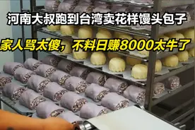 河南大叔跑到台湾卖创新馒头，家人骂太傻，不料日赚8000太牛了视频封面