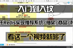 关于Redis实现推荐系统/抽奖/商品/秒杀，看这一个视频就够了！！视频封面