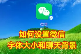 如何设置微信字体大小和聊天背景，实用教程简单易学一看就会