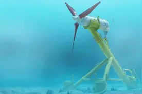装在海底的“风力发电机”！水下100米，一台能发电2000KW！视频封面