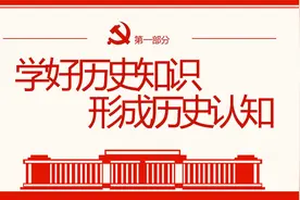 学好四史牢记初心使命PPT视频封面