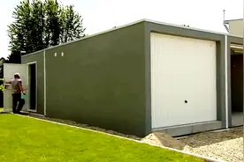 德国混凝土车库建造过程，工厂制造零件现场施工安装，长见识！视频封面