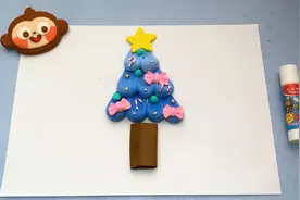 儿歌多多创意手工 圣诞树 宝宝拿出橡皮泥一起捏个圣诞树