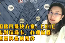 美国移民最快方案：EB1C一步到位绿卡，办理流程和需要具备的条件视频封面