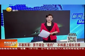 不寒而栗！男子湖边“夜钓”不料遇上超长巨蟒视频封面