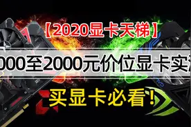 【2020显卡天梯】1000至2000元价位显卡实测推荐，买显卡必看！视频封面