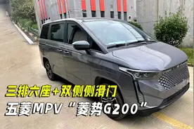 五菱新MPV换标改名“菱势G200”！长4.5米，三排六座配侧滑门！视频封面