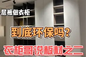 兔宝宝推荐多层板做衣柜，全屋定制大品牌都不用实木，用不起吗视频封面