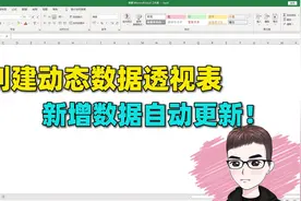 Excel技巧：创建动态数据透视表，新增数据自动更新！视频封面