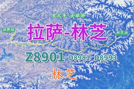 Z8901次（拉萨-林芝），433KM拉林铁路开通，复兴号开进青藏高原视频封面