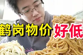 鹤岗物价到底有多低，8元一碗的炒面吃到撑！！