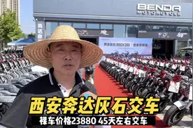 西安奔达灰石Rock300交车200多台 裸车价格23880 西安市场真火爆视频封面