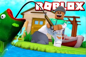Roblox钓鱼模拟器：依靠钓鱼发家致富，亲眼目睹鲨鱼攻击！视频封面